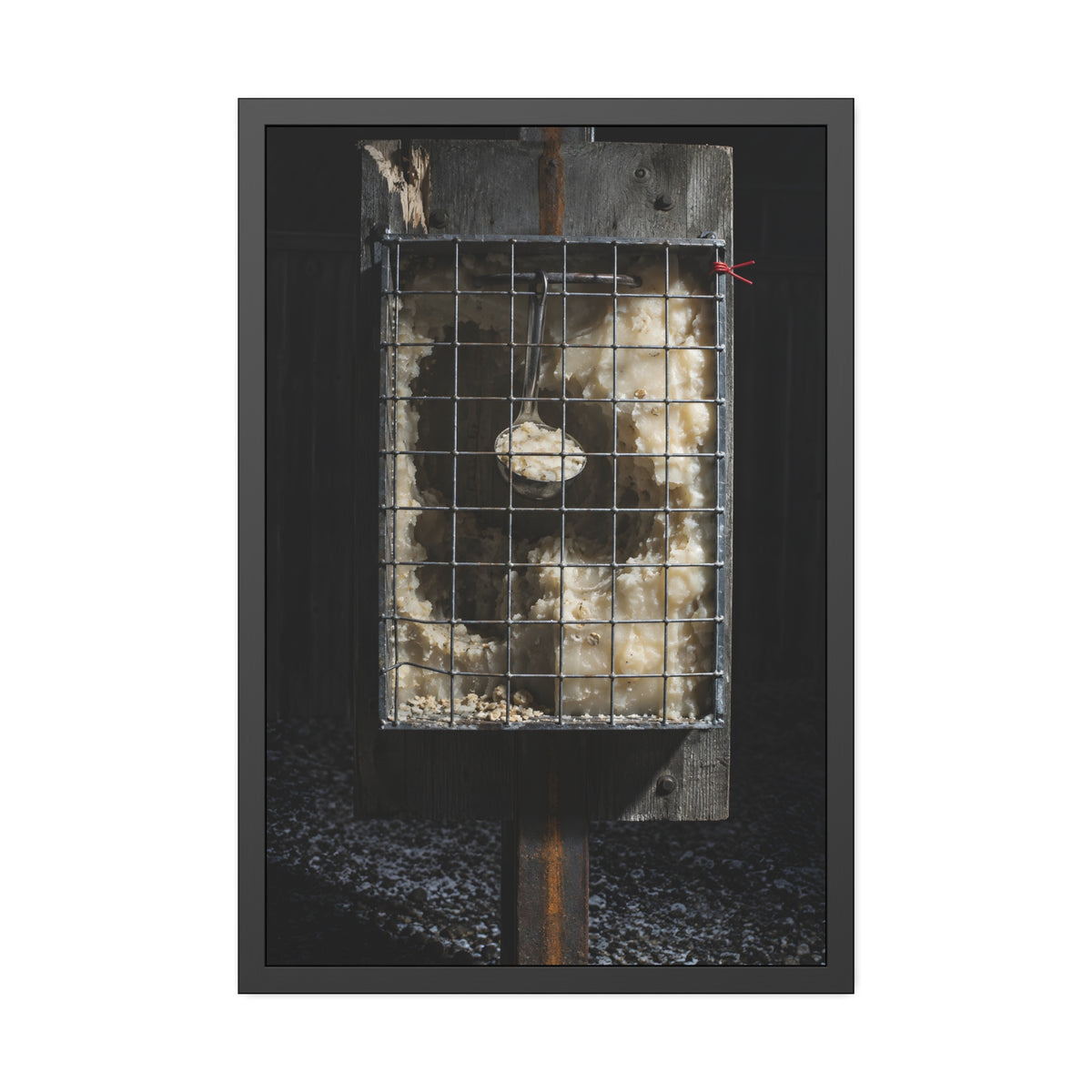 "The Ladle on Its Hook": A Garabaggio Framed Print