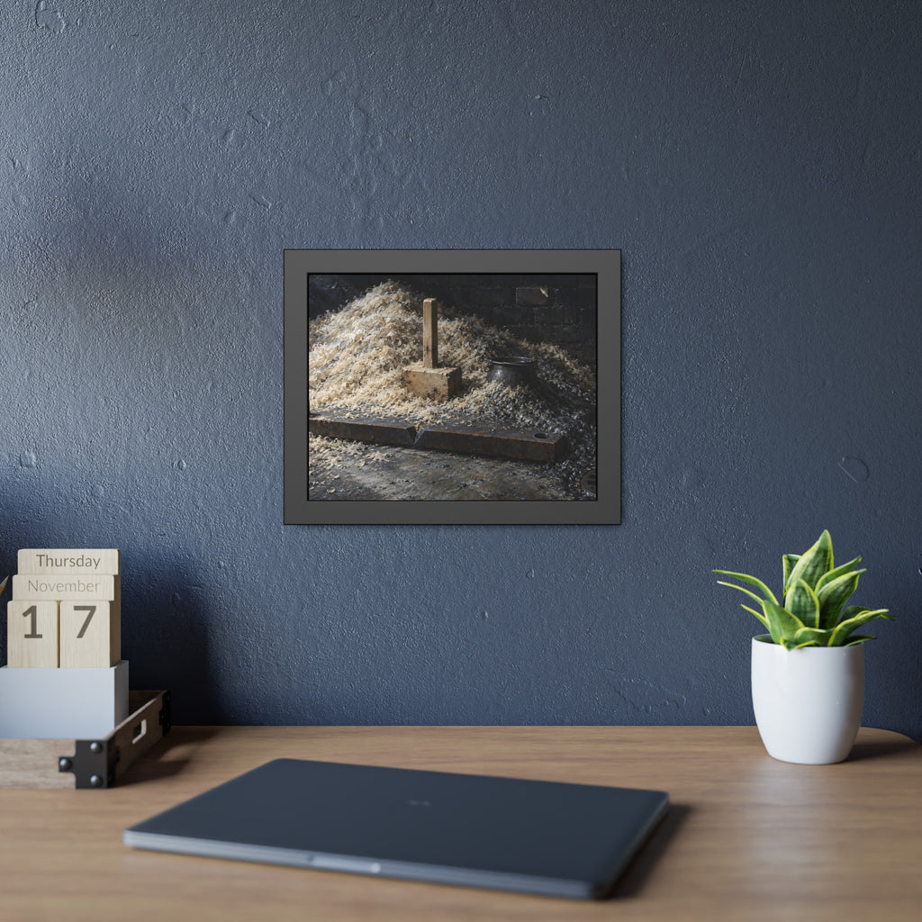 "The Pot Half Given Back": A Garabaggio Framed Print