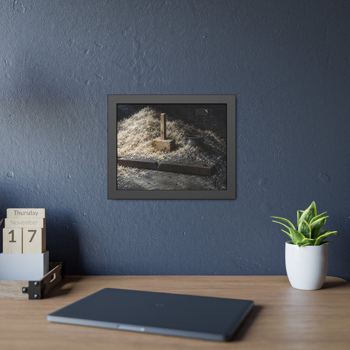 "The Pot Half Given Back": A Garabaggio Framed Print
