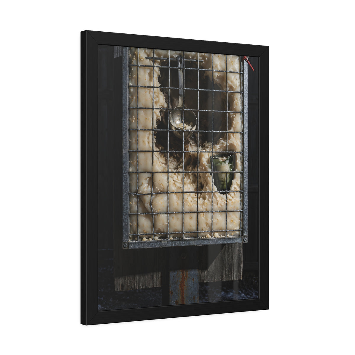 "The Green Curve": A Garabaggio Framed Print