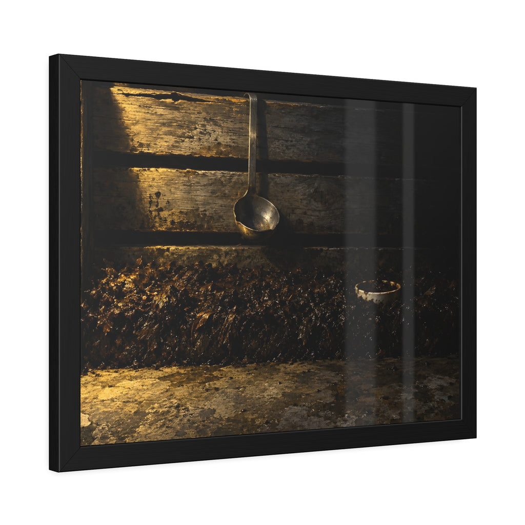 "The Rim in the Black": A Garabaggio Framed Print