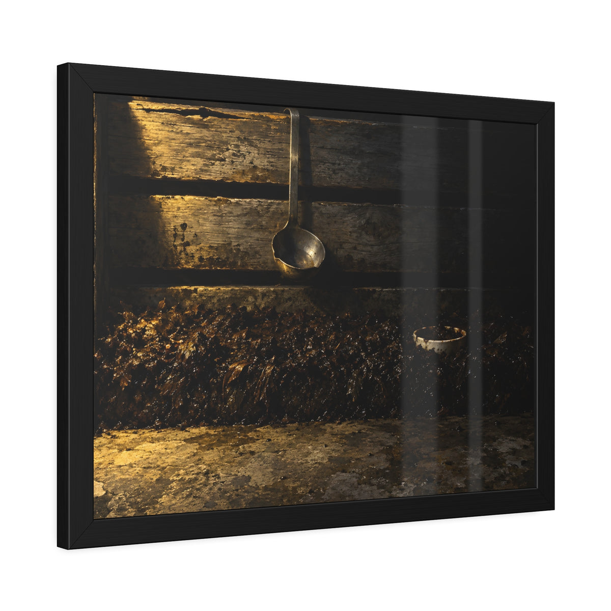 "The Rim in the Black": A Garabaggio Framed Print