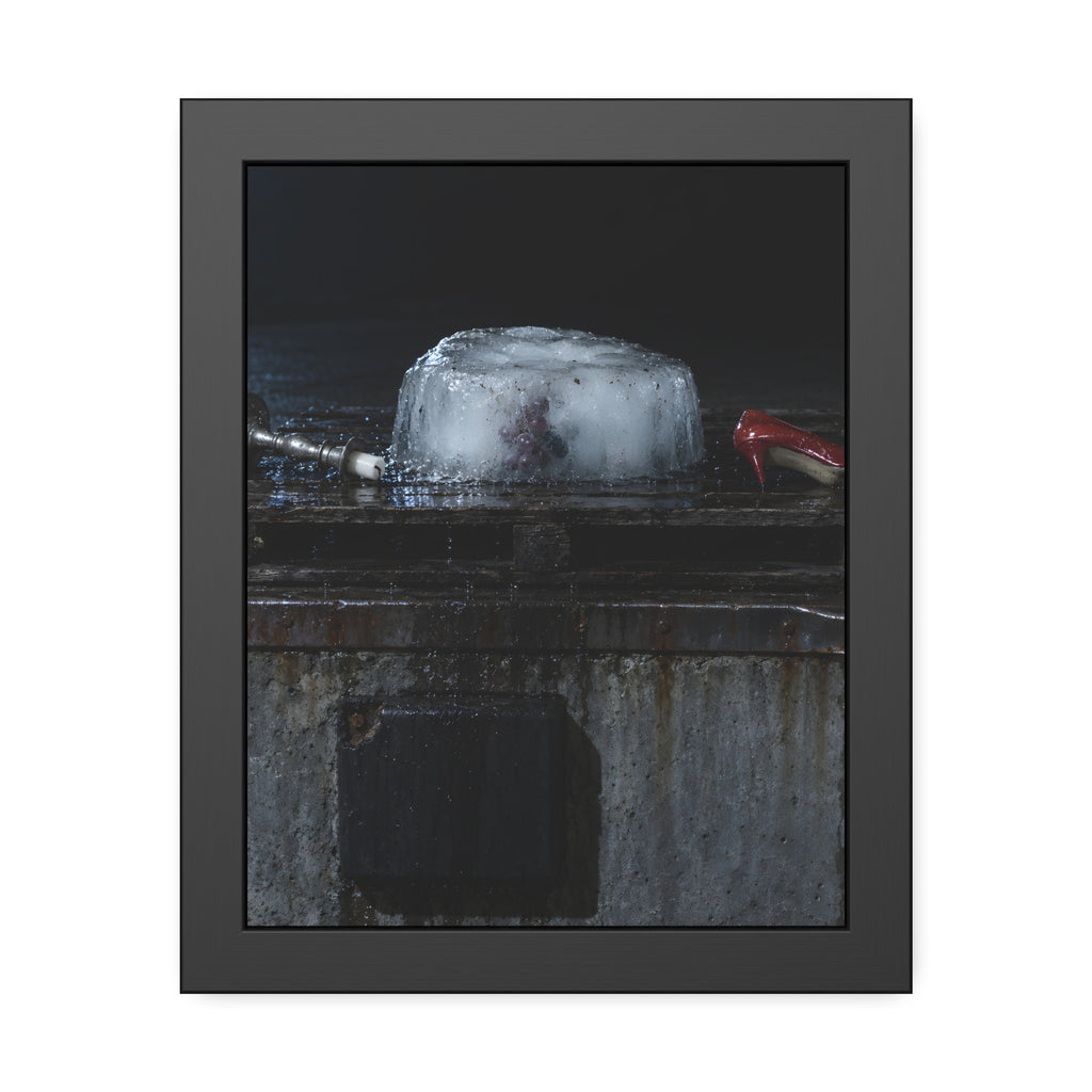 "The Shoe Stepped Out": A Garabaggio Framed Print