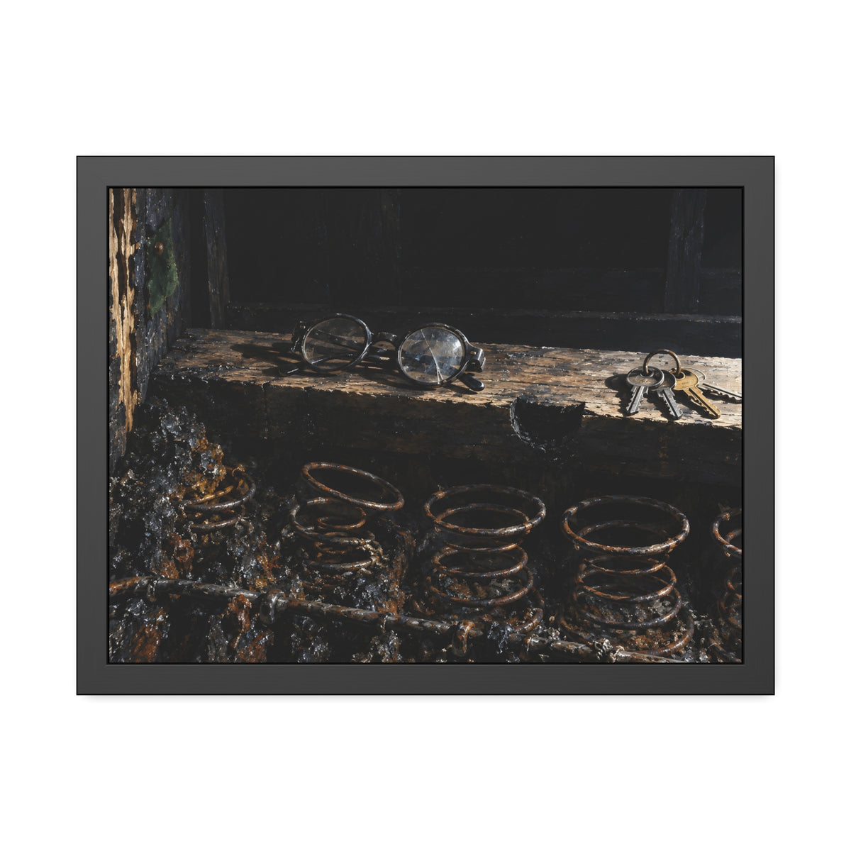 "The Glasses Clear": A Garabaggio Framed Print