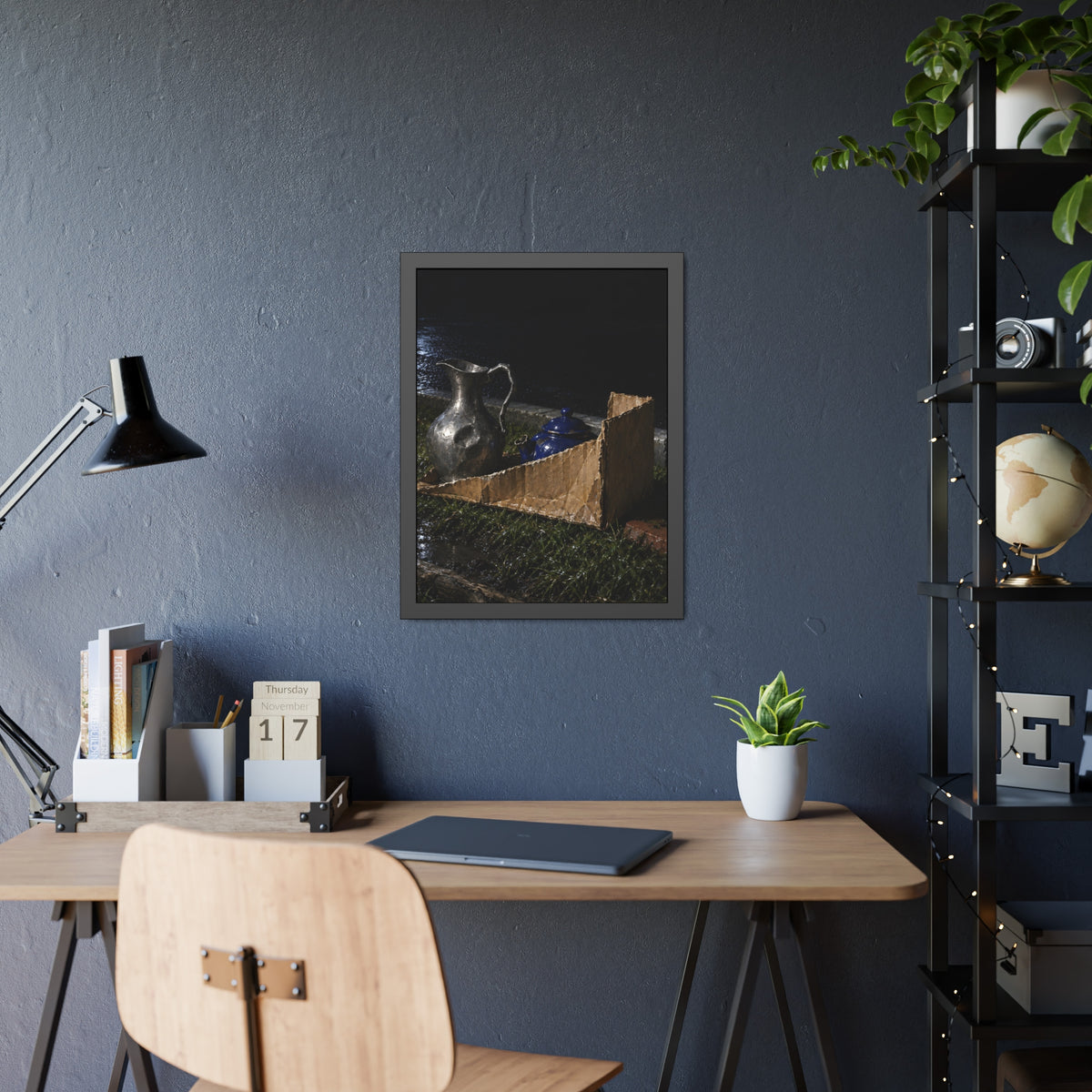 "The Broken Spout": A Garabaggio Framed Print