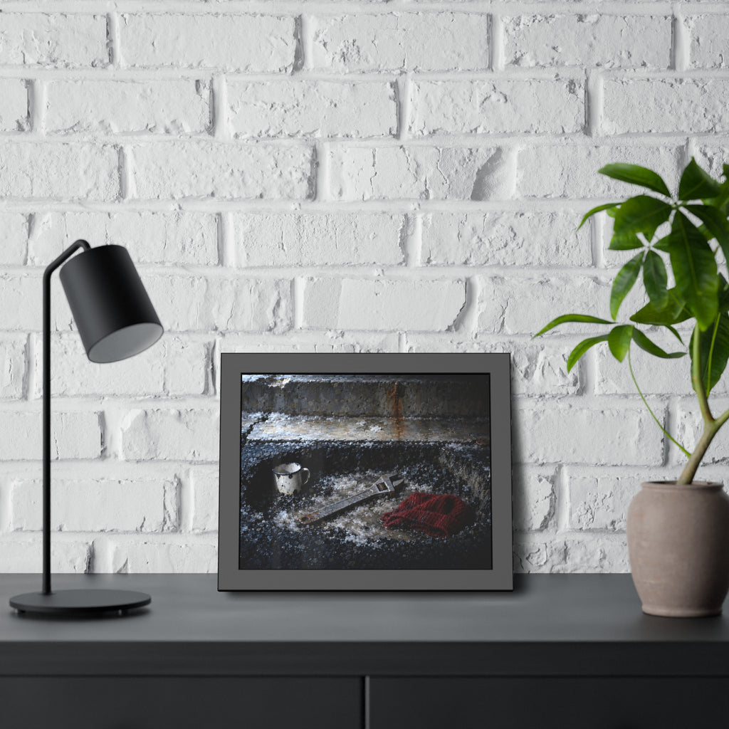 "The Wrench Laid Bare": A Garabaggio Framed Print