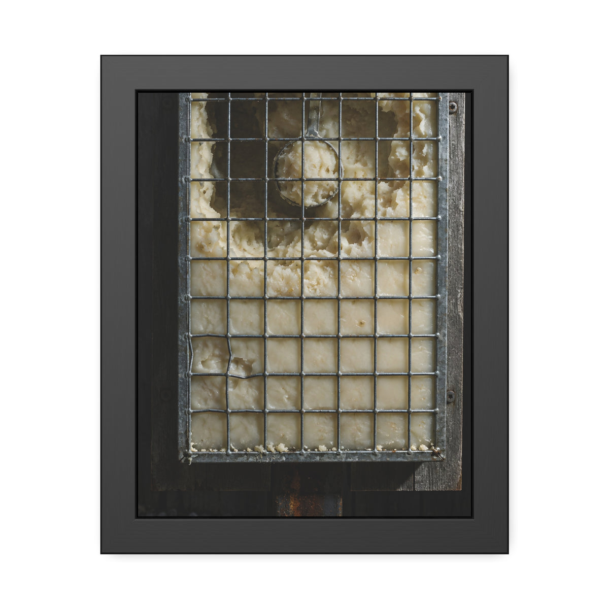 "The Bowl Full of Tallow": A Garabaggio Framed Print