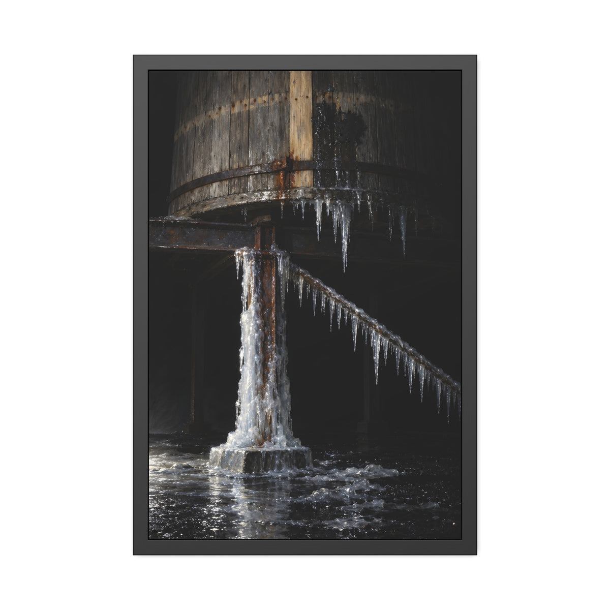 "The Comb on the Rod": A Garabaggio Framed Print