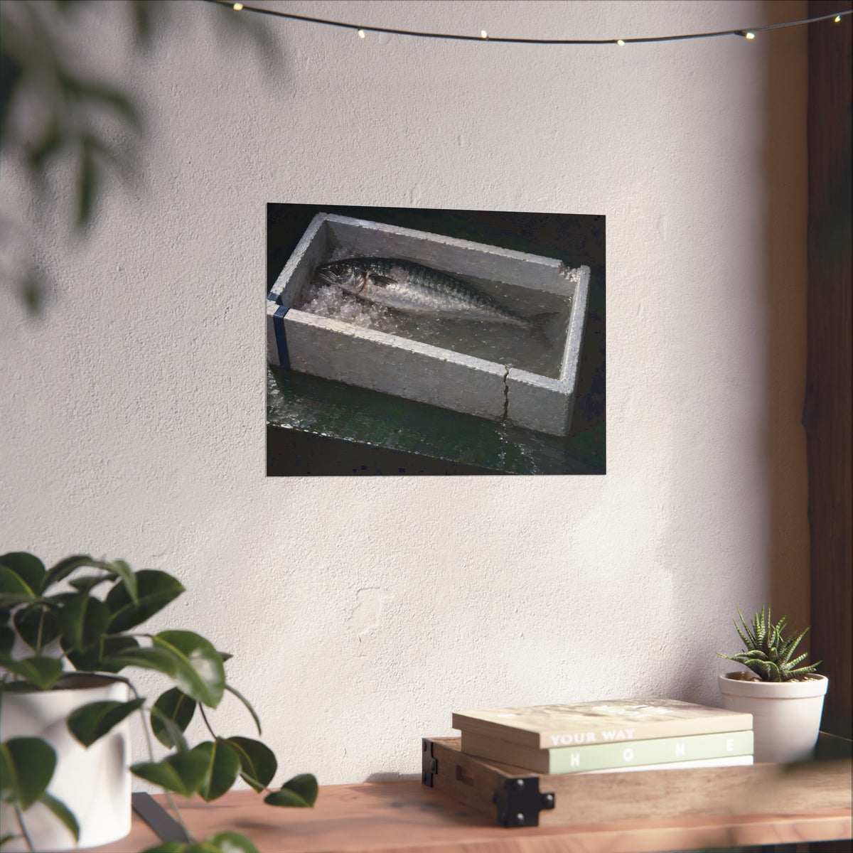 "The Tail in the Water": A Garabaggio Fine Art Print