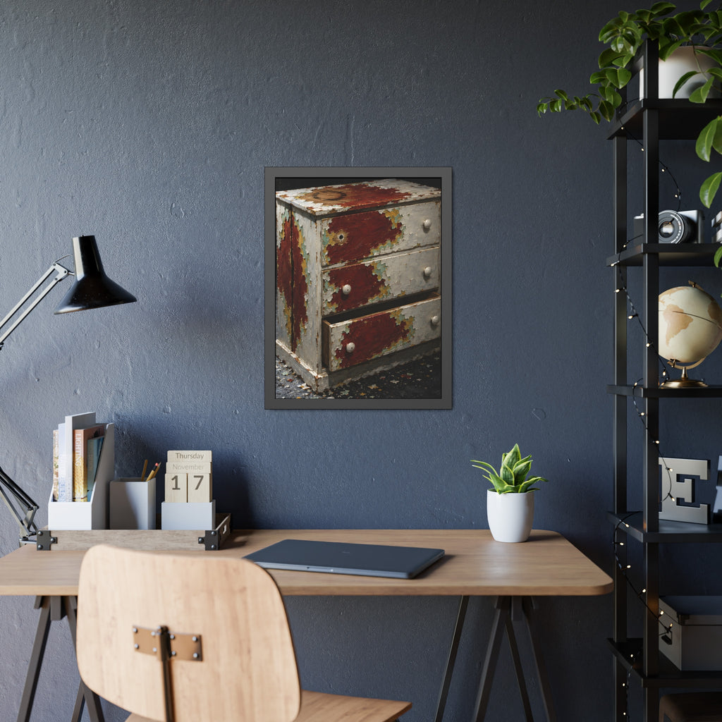 "The Brick Red Under Everything": A Garabaggio Framed Print