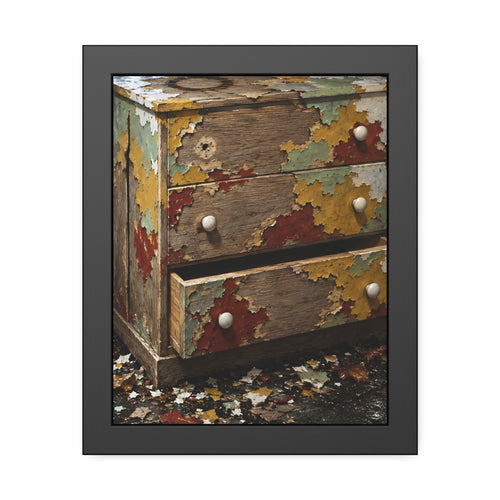 "Islands of Four Colours": A Garabaggio Framed Print