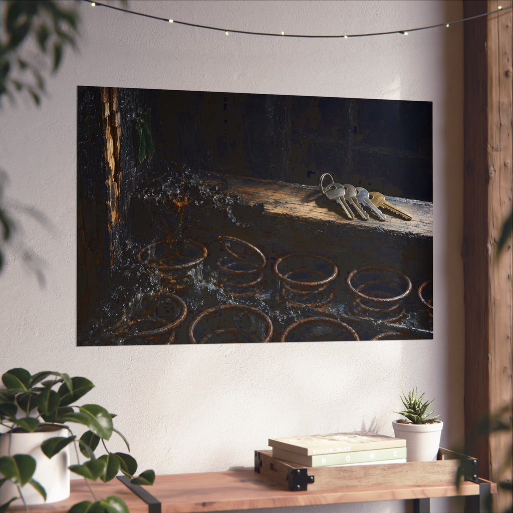 "The Keys on the Rail": A Garabaggio Fine Art Print