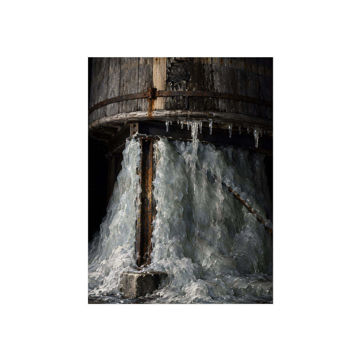 "The Pedestal of Ice": A Garabaggio Fine Art Print