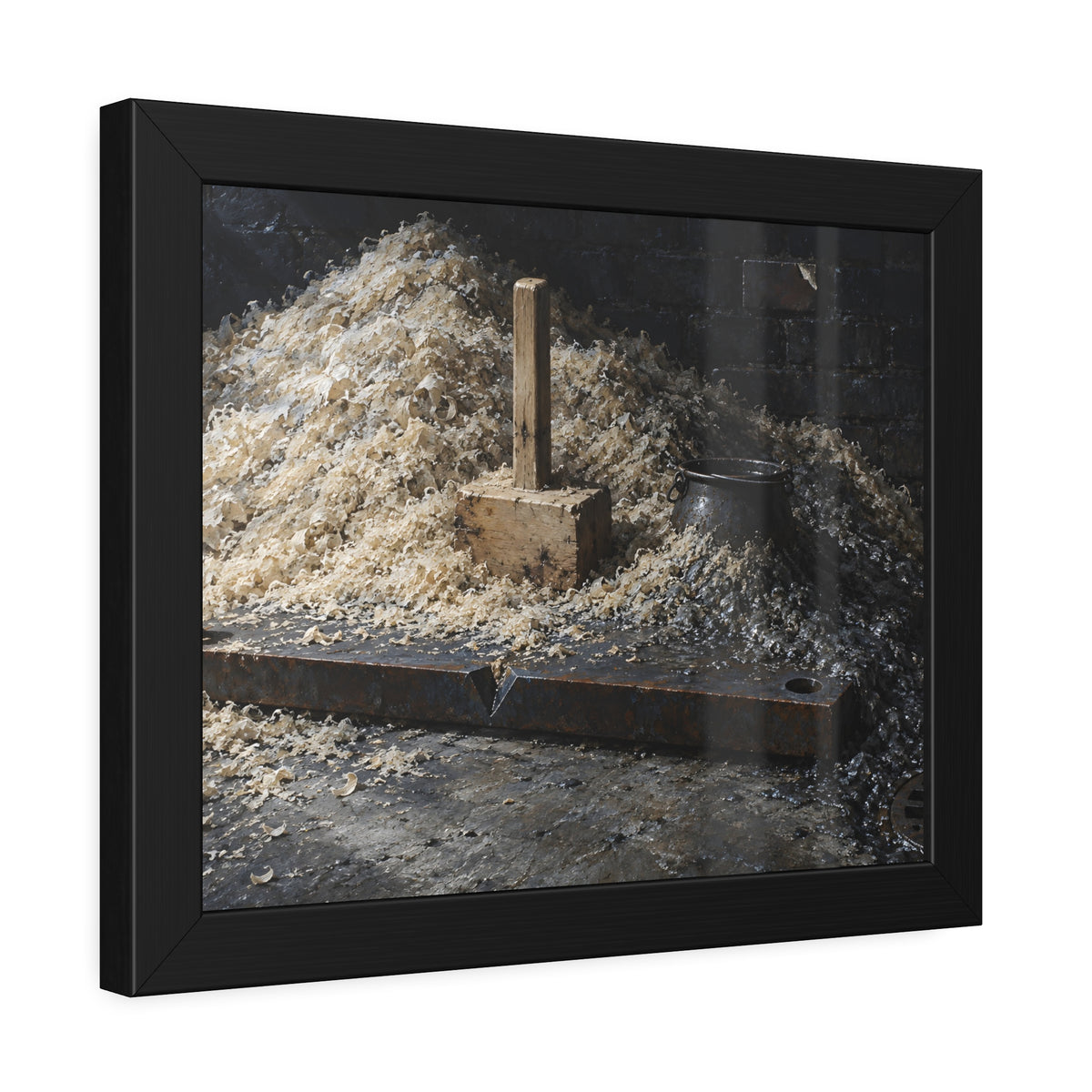 "The Pot Half Given Back": A Garabaggio Framed Print