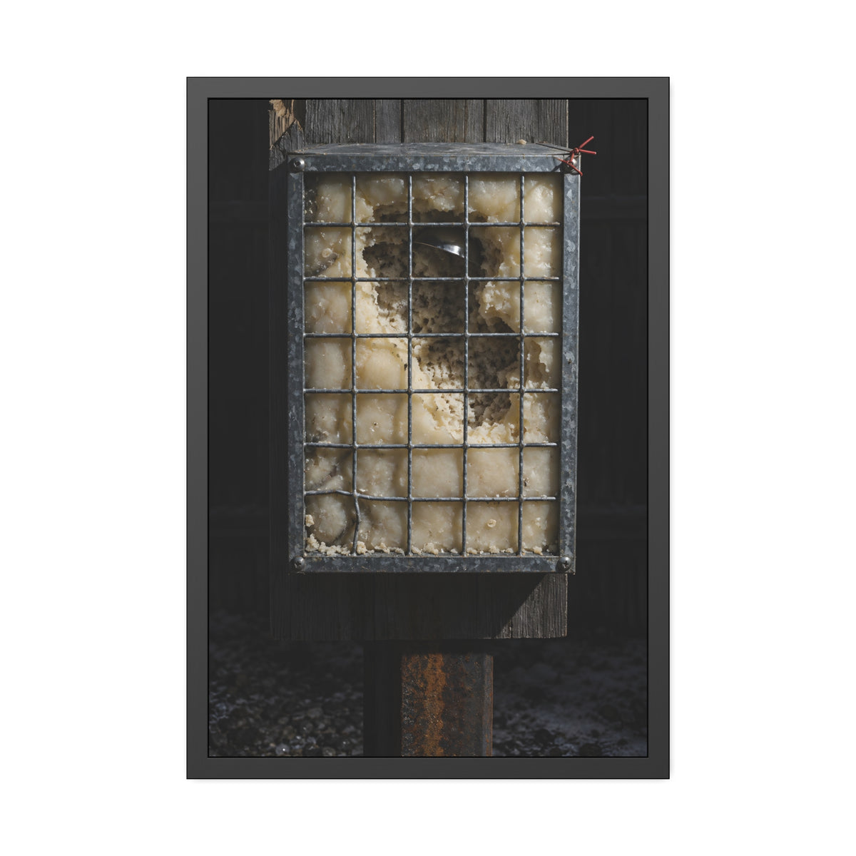 "The Dented Rim": A Garabaggio Framed Print