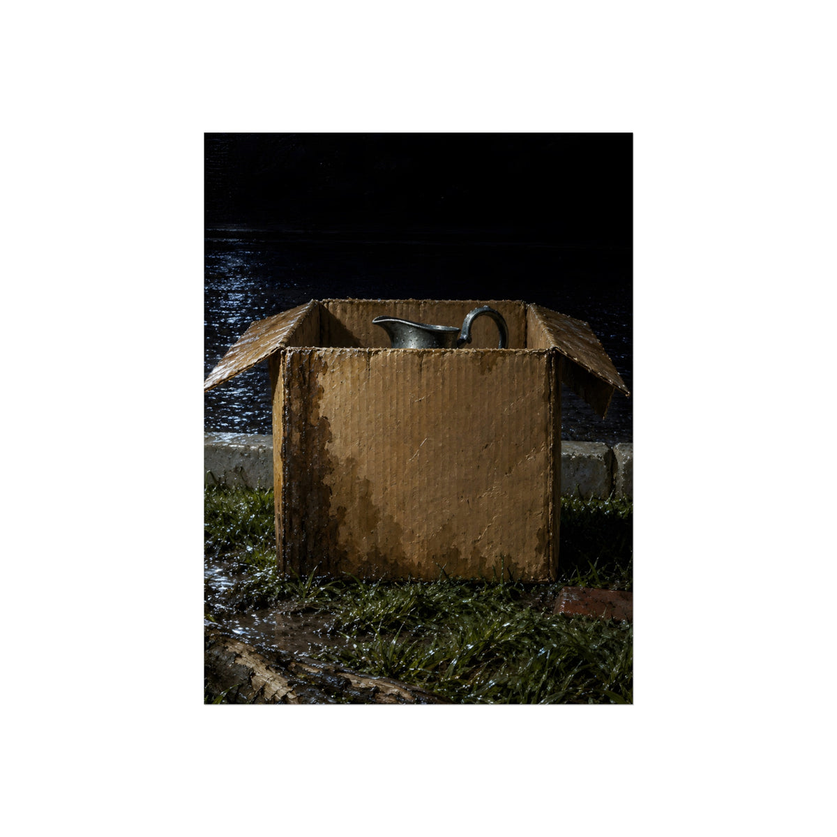 "The Lip Above the Flaps": A Garabaggio Fine Art Print