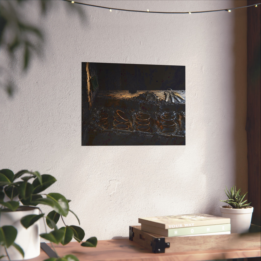 "The Hinge in the Black": A Garabaggio Fine Art Print