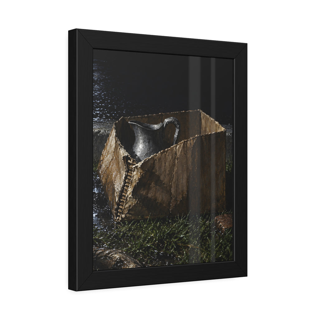 "The Bent Handle": A Garabaggio Framed Print