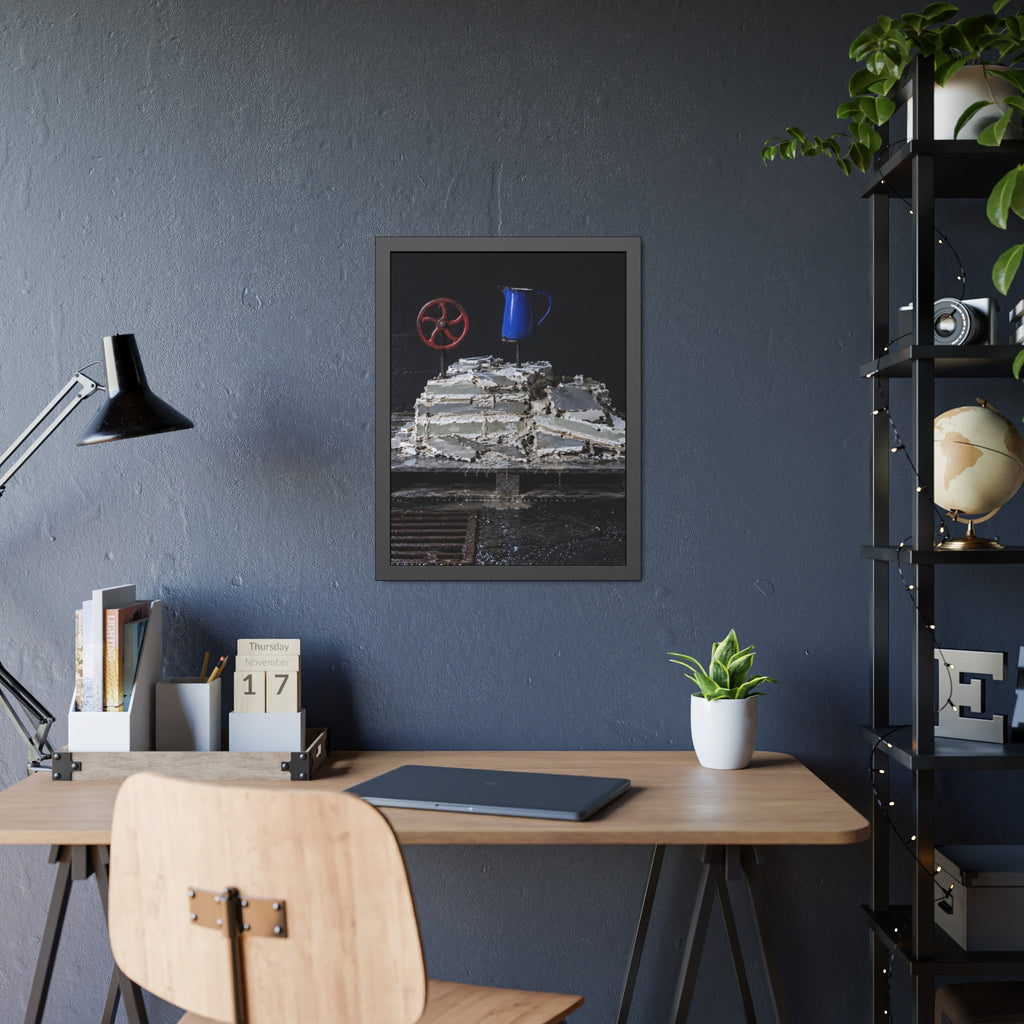 "The Wheel Stands Clear": A Garabaggio Framed Print