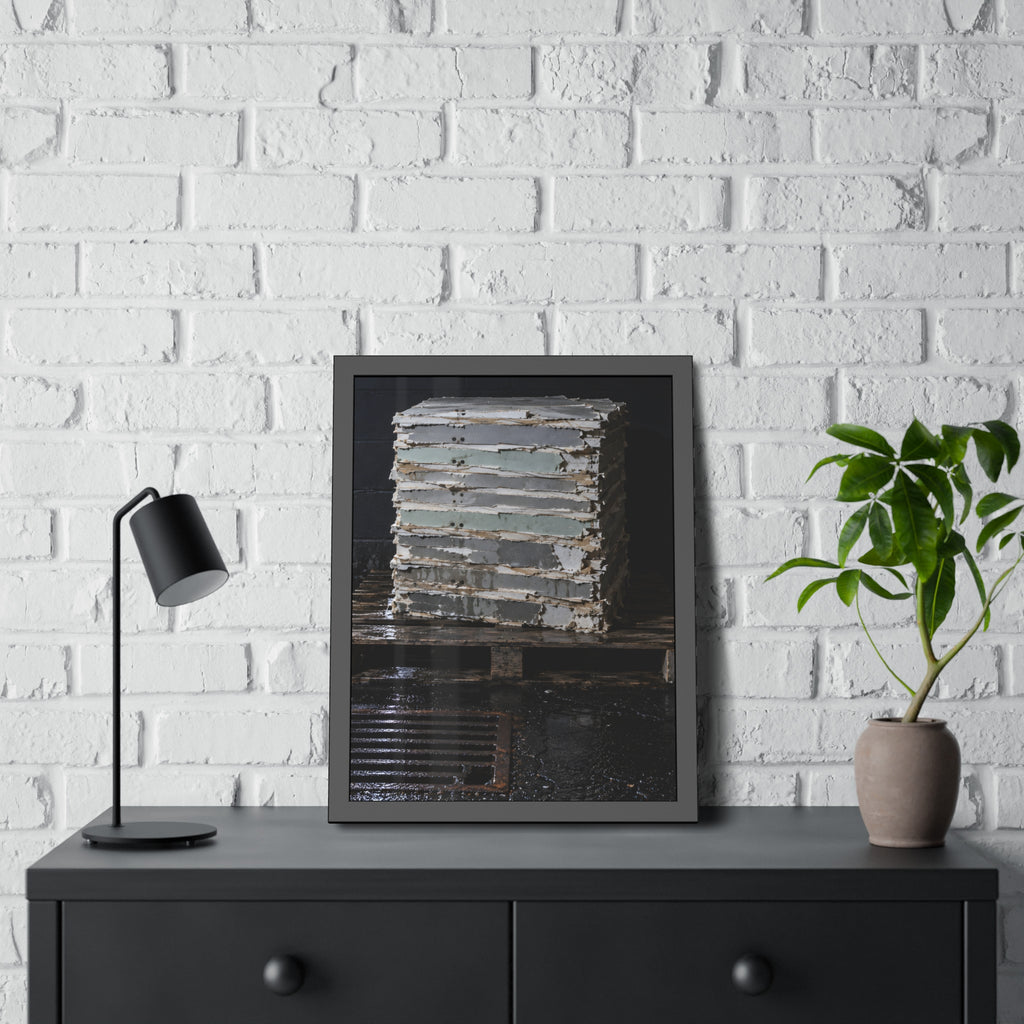 "The Block as Built": A Garabaggio Framed Print