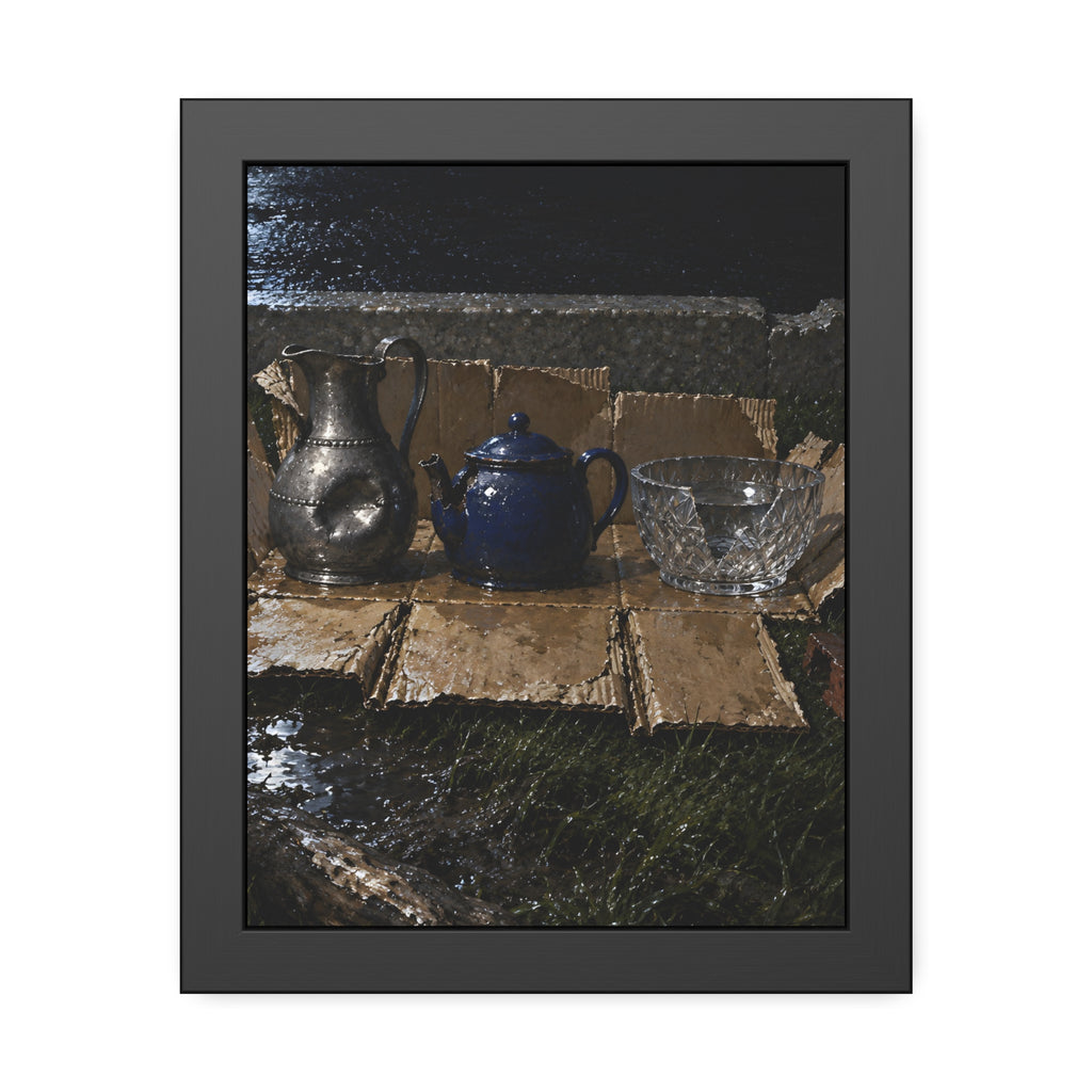 "The Walls Laid Down": A Garabaggio Framed Print