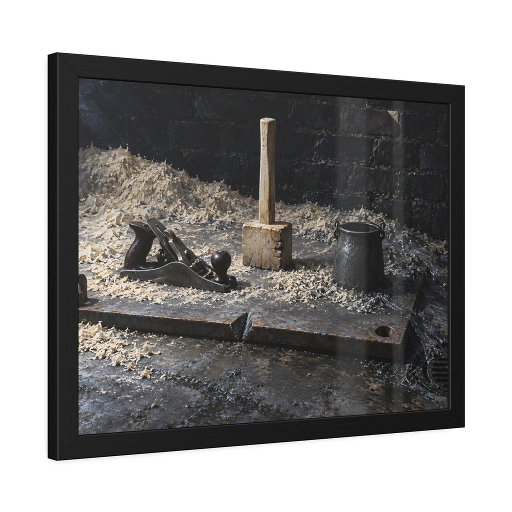 "The Mallet Whole": A Garabaggio Framed Print