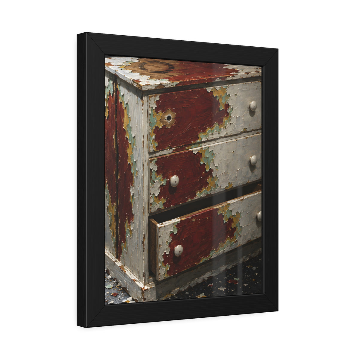 "The Brick Red Under Everything": A Garabaggio Framed Print