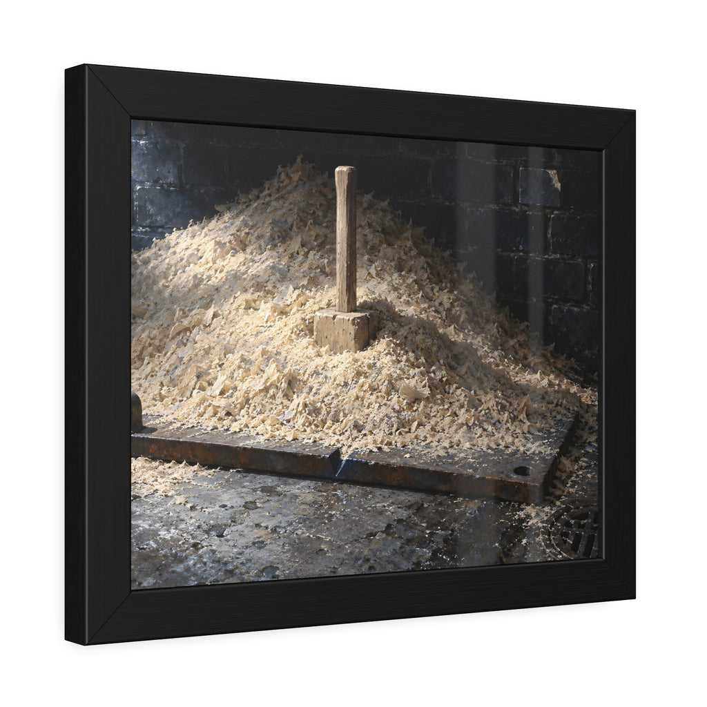 "The Handle Above the Heap": A Garabaggio Framed Print