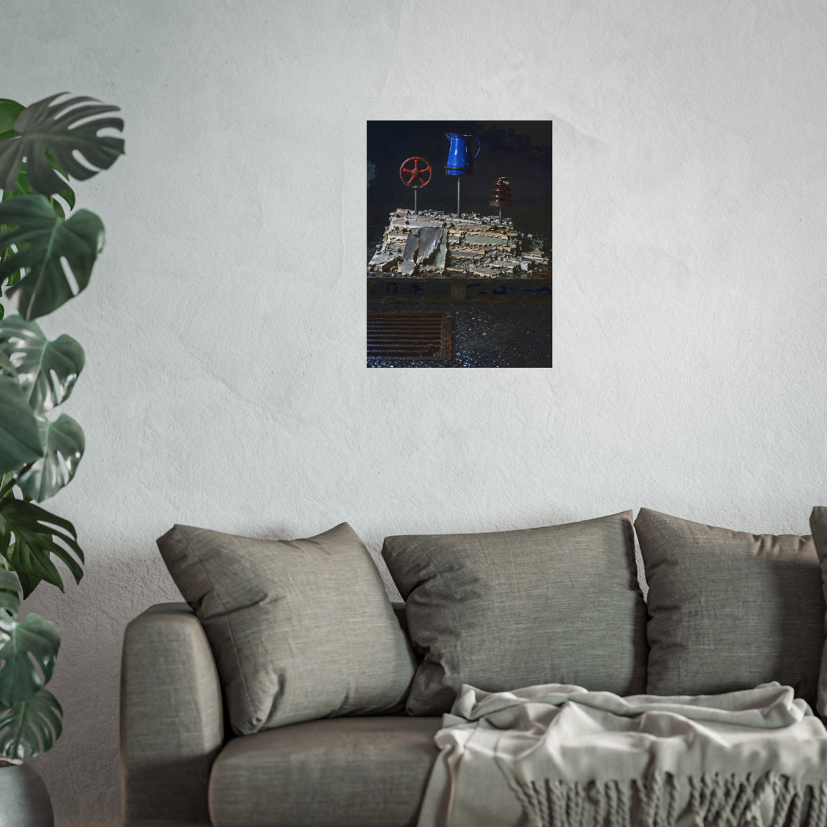"What the Block Gave Back": A Garabaggio Fine Art Print