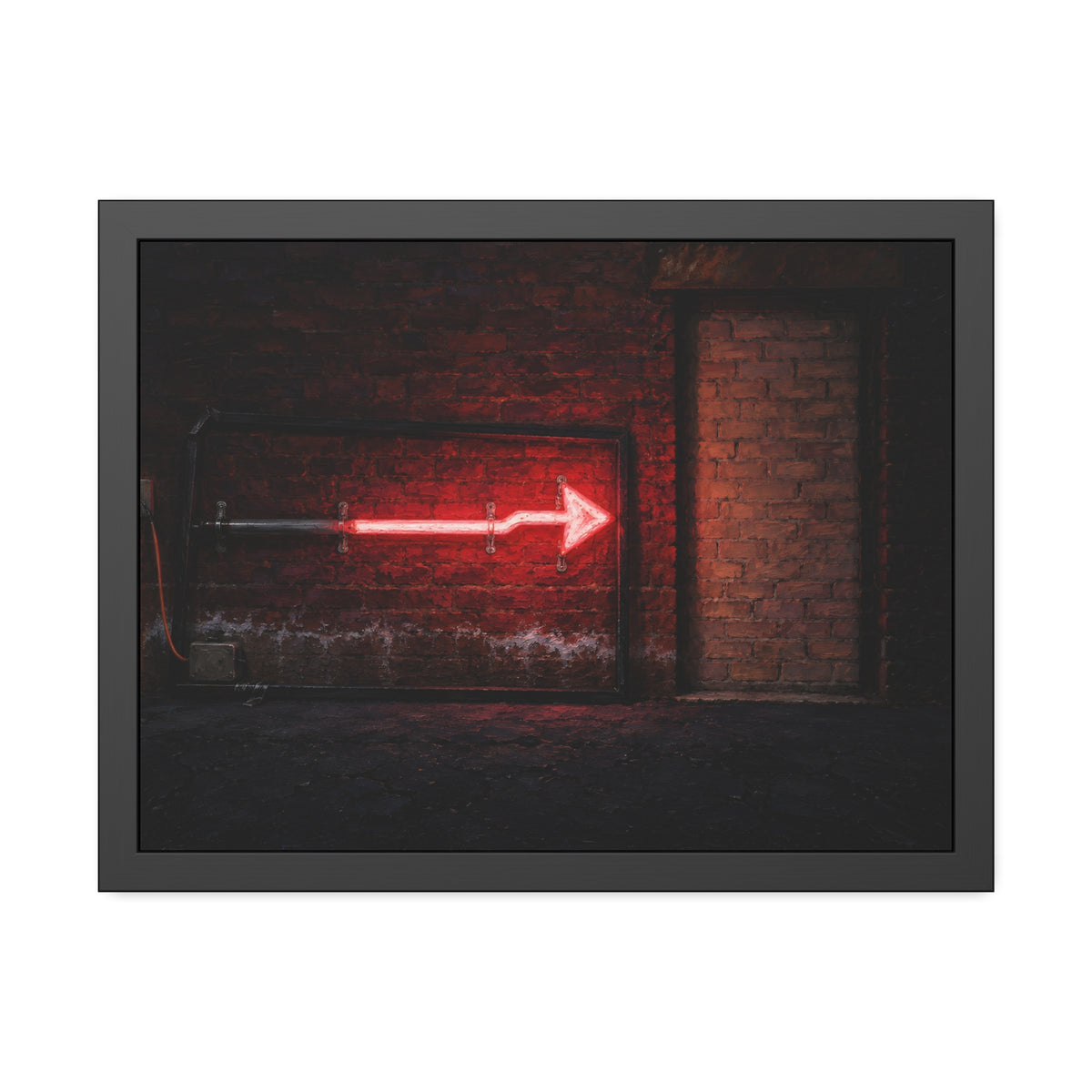 "The Arrow After Winter": A Garabaggio Framed Print
