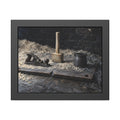 "The Mallet Whole": A Garabaggio Framed Print