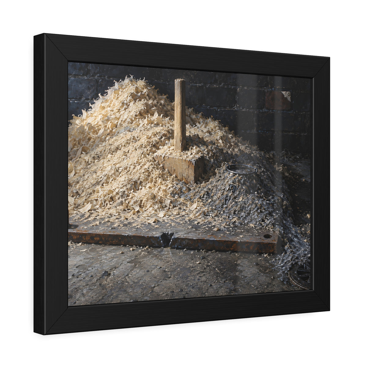 "The First Wash and the Rim": A Garabaggio Framed Print