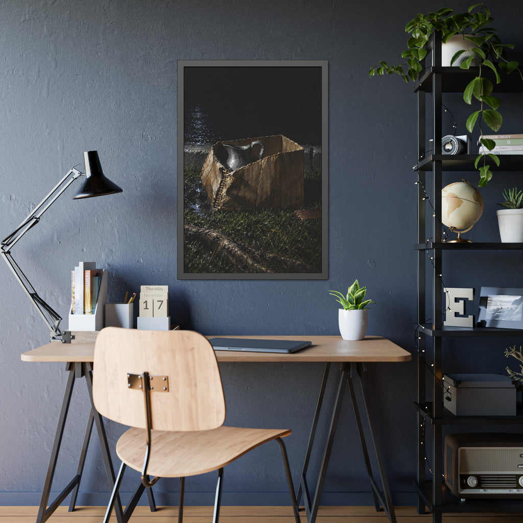 "The Bent Handle": A Garabaggio Framed Print