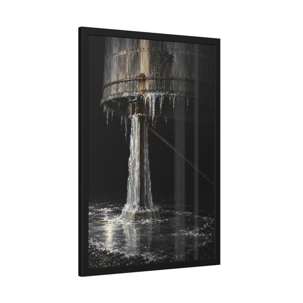 "The Glazed Deck": A Garabaggio Framed Print
