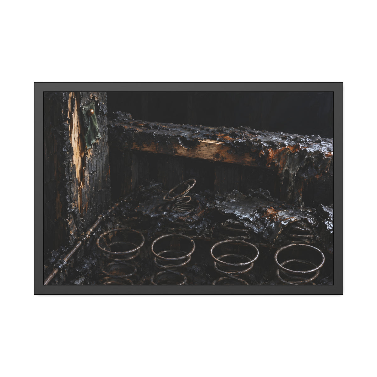 "The Front Row Bare": A Garabaggio Framed Print