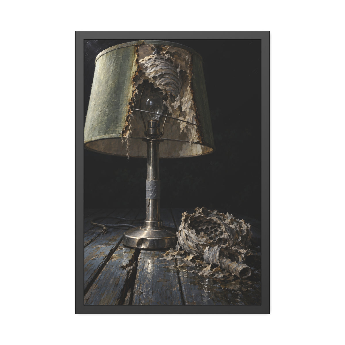 "The Lower Tier on the Boards": A Garabaggio Framed Print