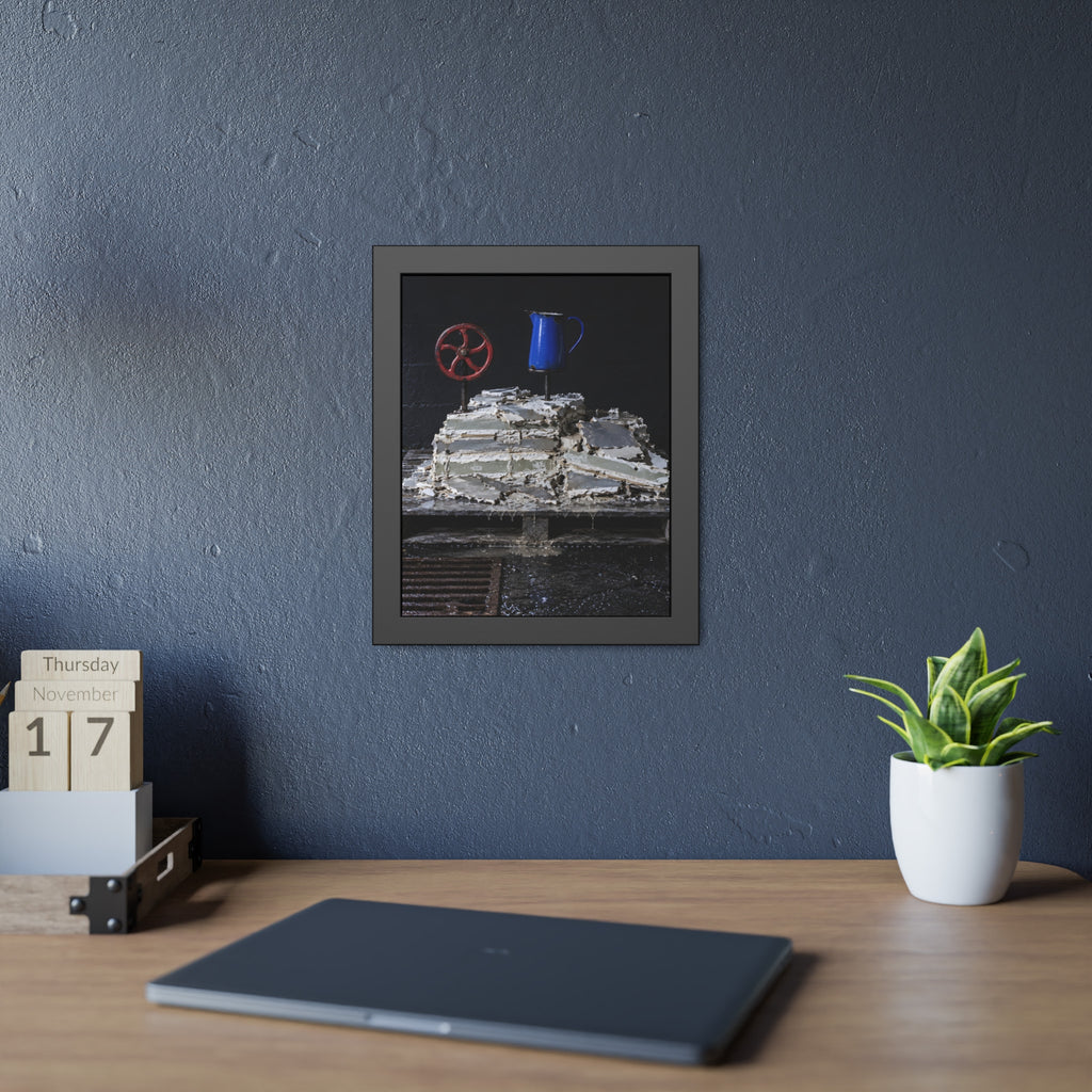 "The Wheel Stands Clear": A Garabaggio Framed Print