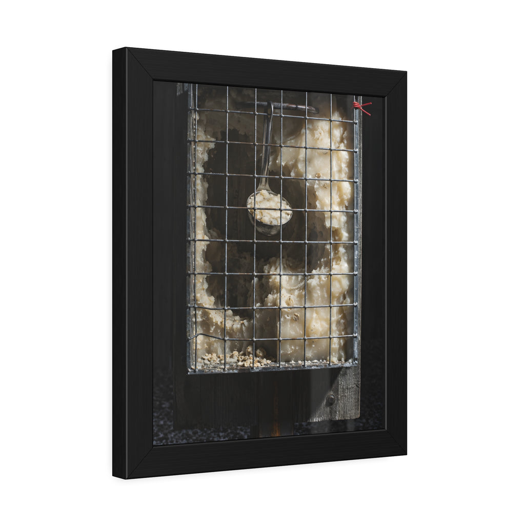 "The Ladle on Its Hook": A Garabaggio Framed Print