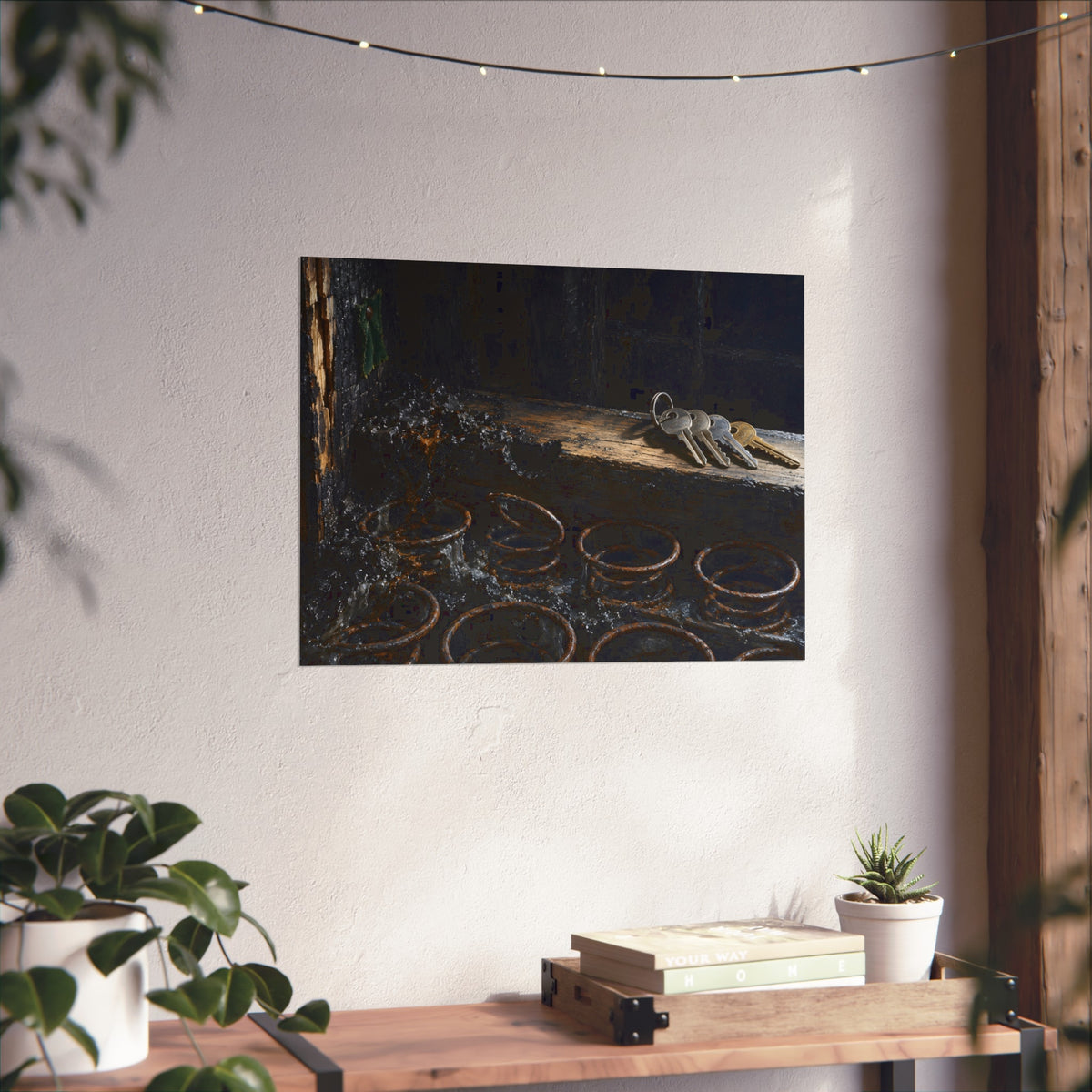 "The Keys on the Rail": A Garabaggio Fine Art Print