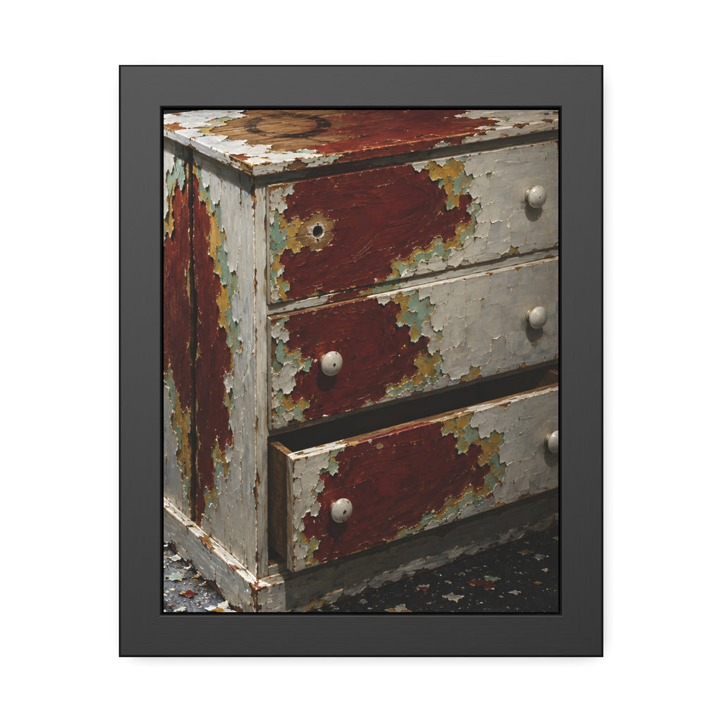 "The Brick Red Under Everything": A Garabaggio Framed Print