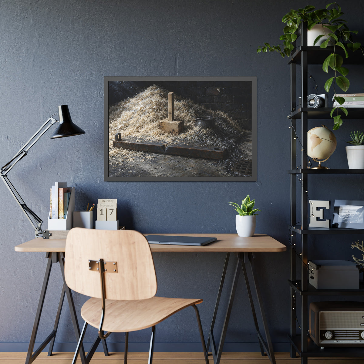 "The Pot Half Given Back": A Garabaggio Framed Print