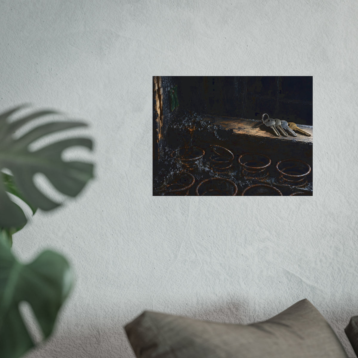 "The Keys on the Rail": A Garabaggio Fine Art Print