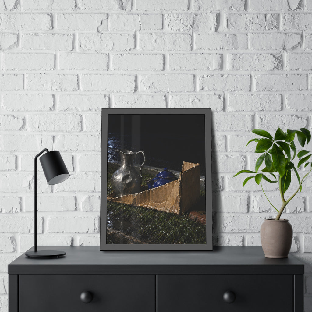 "The Broken Spout": A Garabaggio Framed Print