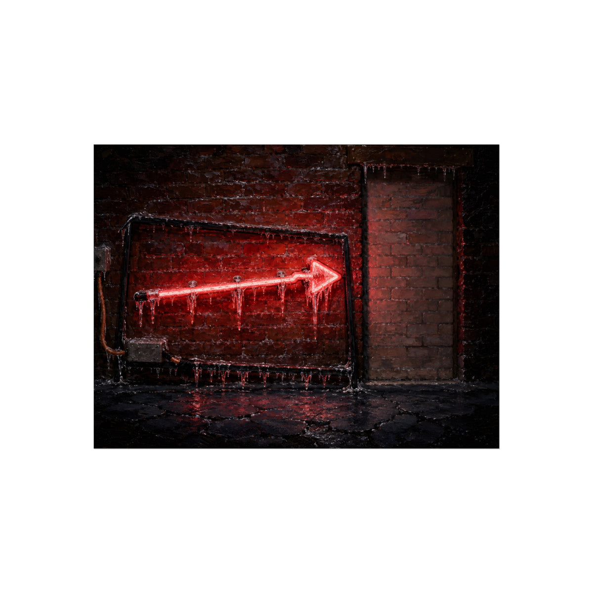 "The Glaze of Ice": A Garabaggio Fine Art Print