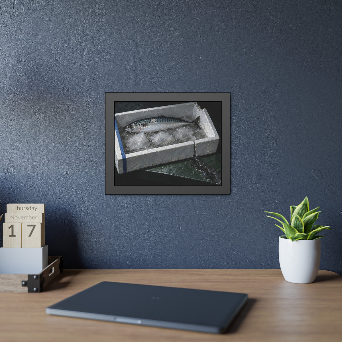 "The Ice in Pieces": A Garabaggio Framed Print