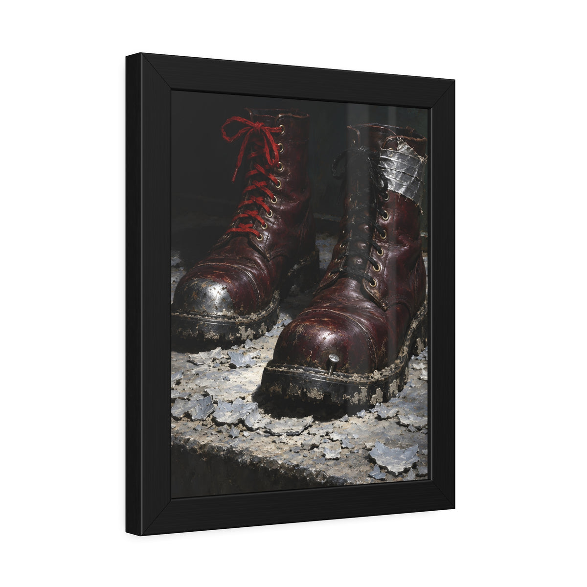 "The Litter on the Step": A Garabaggio Framed Print