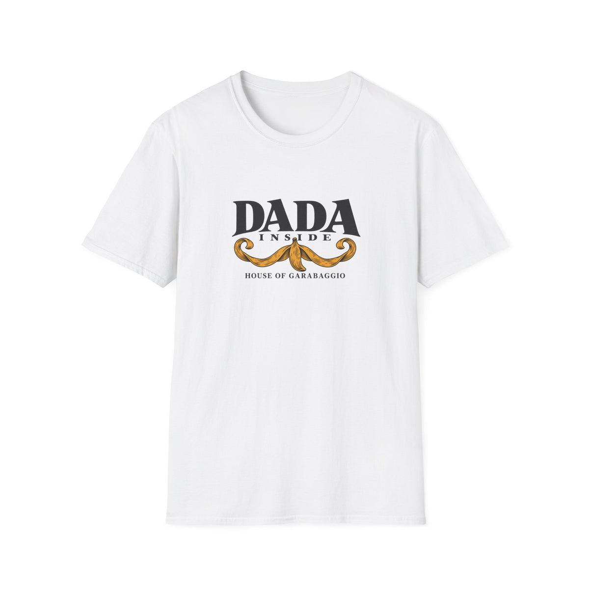 Dada Inside: Banana Flourish T-Shirt, garment mockup
