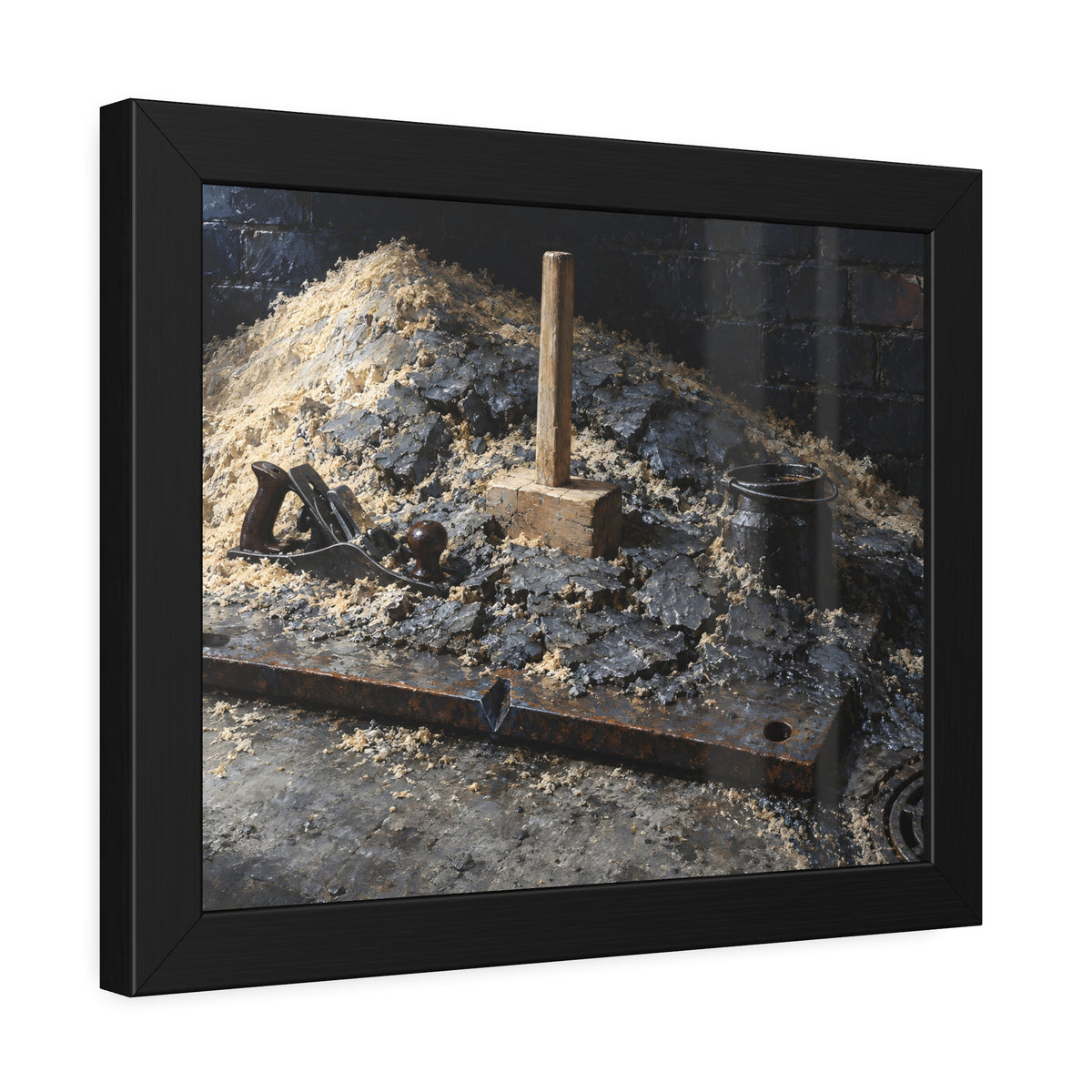 "The Crust Breaking": A Garabaggio Framed Print