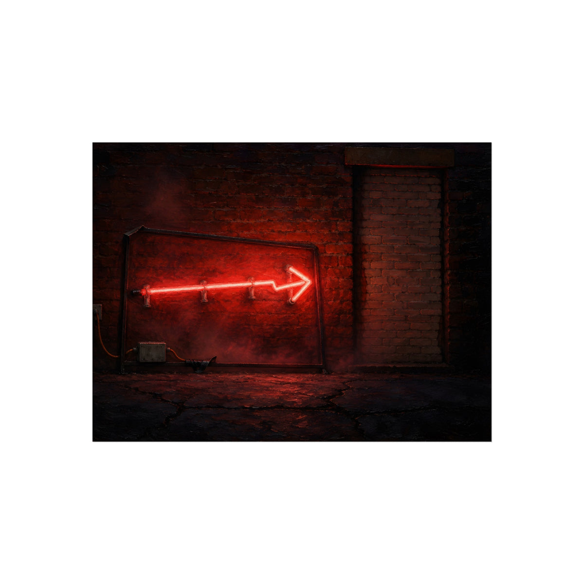 "The Red Fog": A Garabaggio Fine Art Print