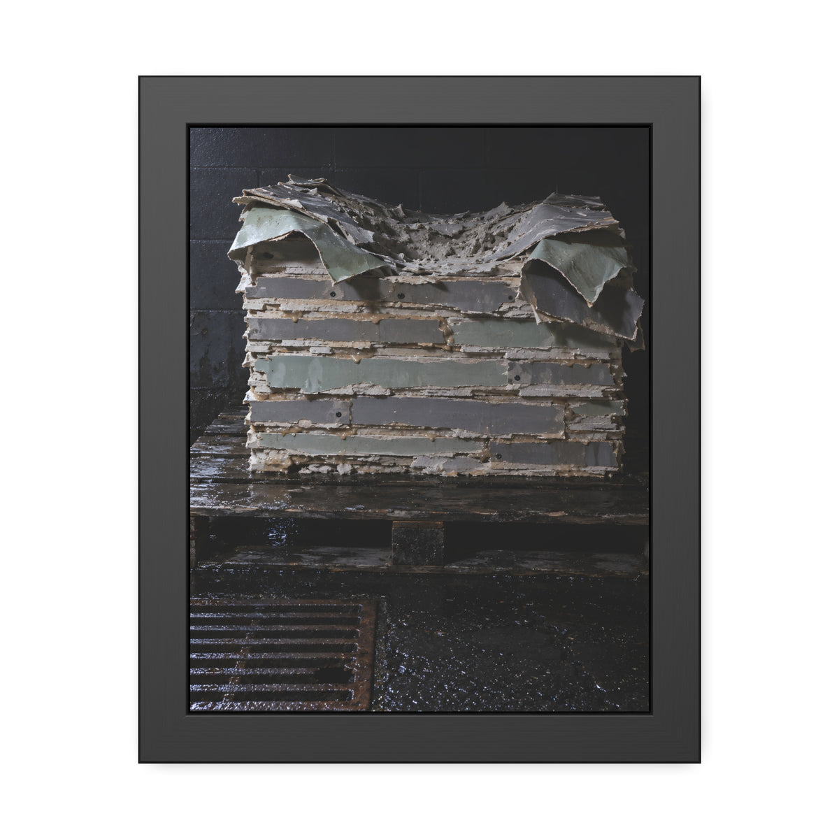 "The Facing Lets Go": A Garabaggio Framed Print